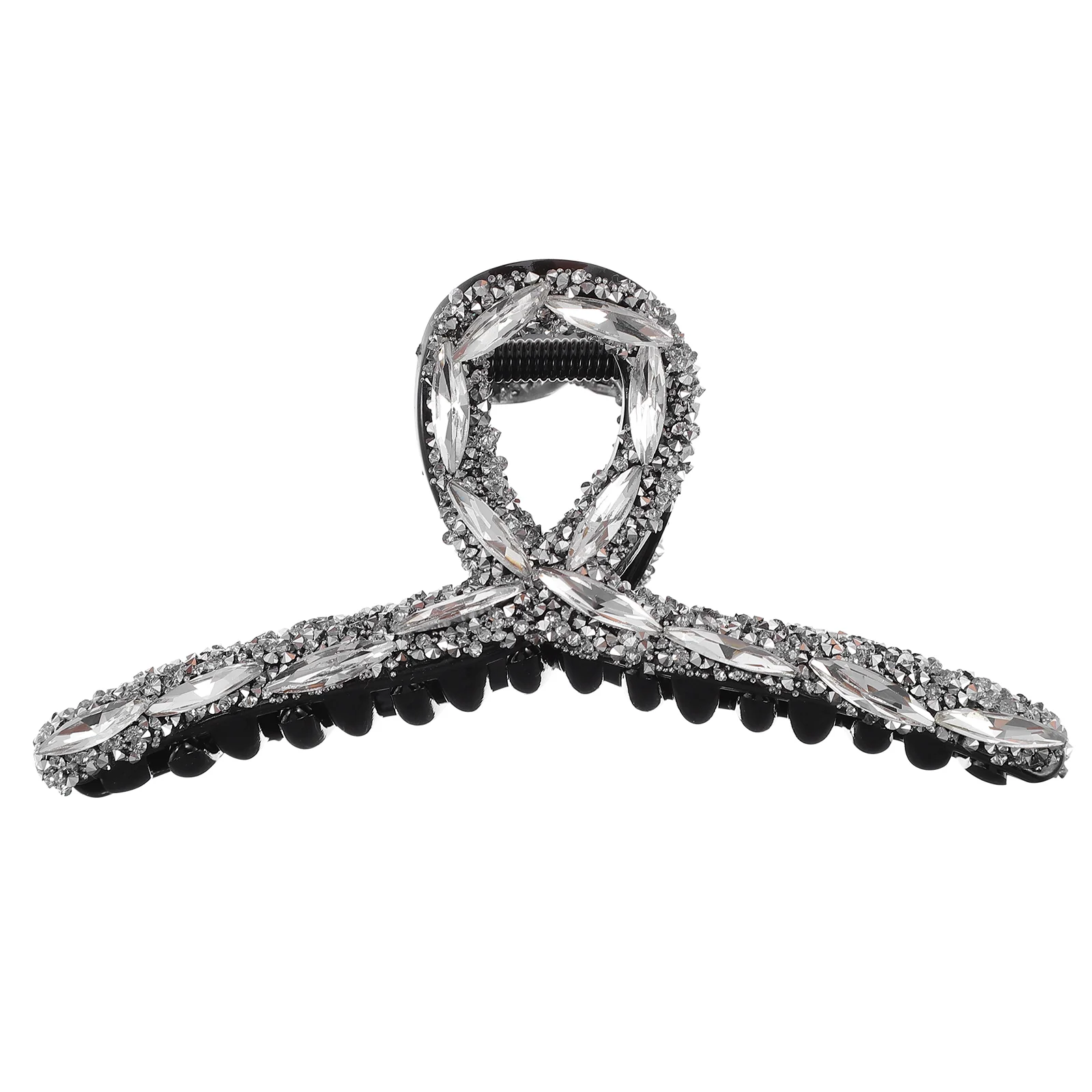 Dense Hairpin Women's Clip Decorative Claw Clips Rhinestones Barrette Headdress