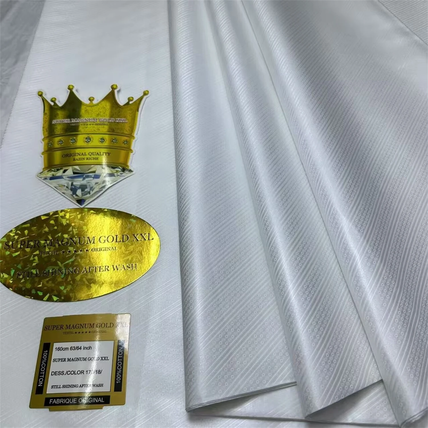 

Оригинальный высококачественный европейский стиль Bazin Riche, парча 202, 100% хлопок, африканская ткань, сияющая после стирки, ширина 160 см, свадьба