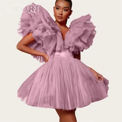 100+ Colors  Lush Tulle Short Party Dresses Gown Puffy Above Knee Prom Formal Dress for Women Birthday Event Dress Custom Made