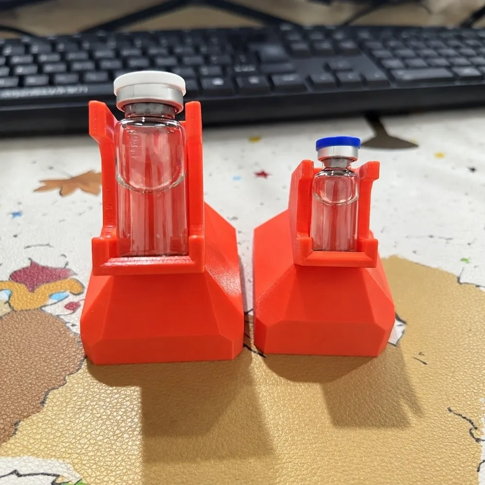 2Pcs Precision Align Vial Label Applicator Plastic Material Time-Saving Label Positioning Jig Handy Tool DIY Bottle Labeling