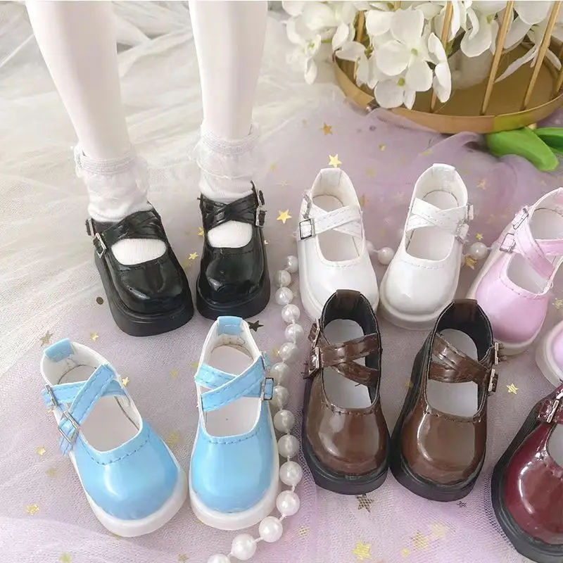 45CM BJD Doll shoes high quality Platform Shoes With iron chains Multiple colors new pattern shoes Handsome punk style