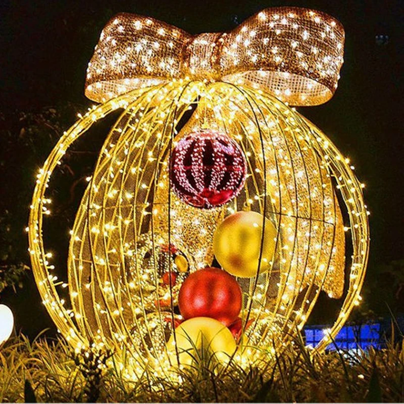 Custom. large outdoor hanging light balls decorative ball