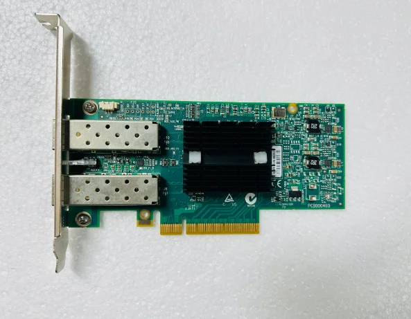 Para Mellanox MCX312A-XCBT ConnectX-3 CX312A Qunhui tarjeta de red óptica de doble puerto 10-Gigabit