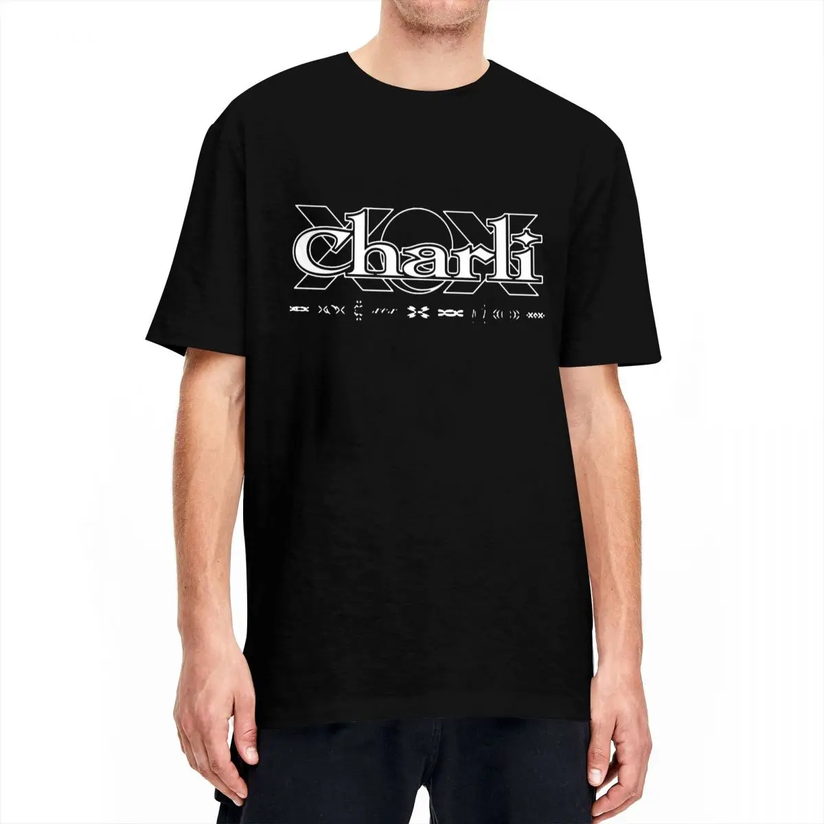 Priting Charli XCX England Singer T Shirt For Men Women 100%Cotton Short Sleeve O-neck TopsTops