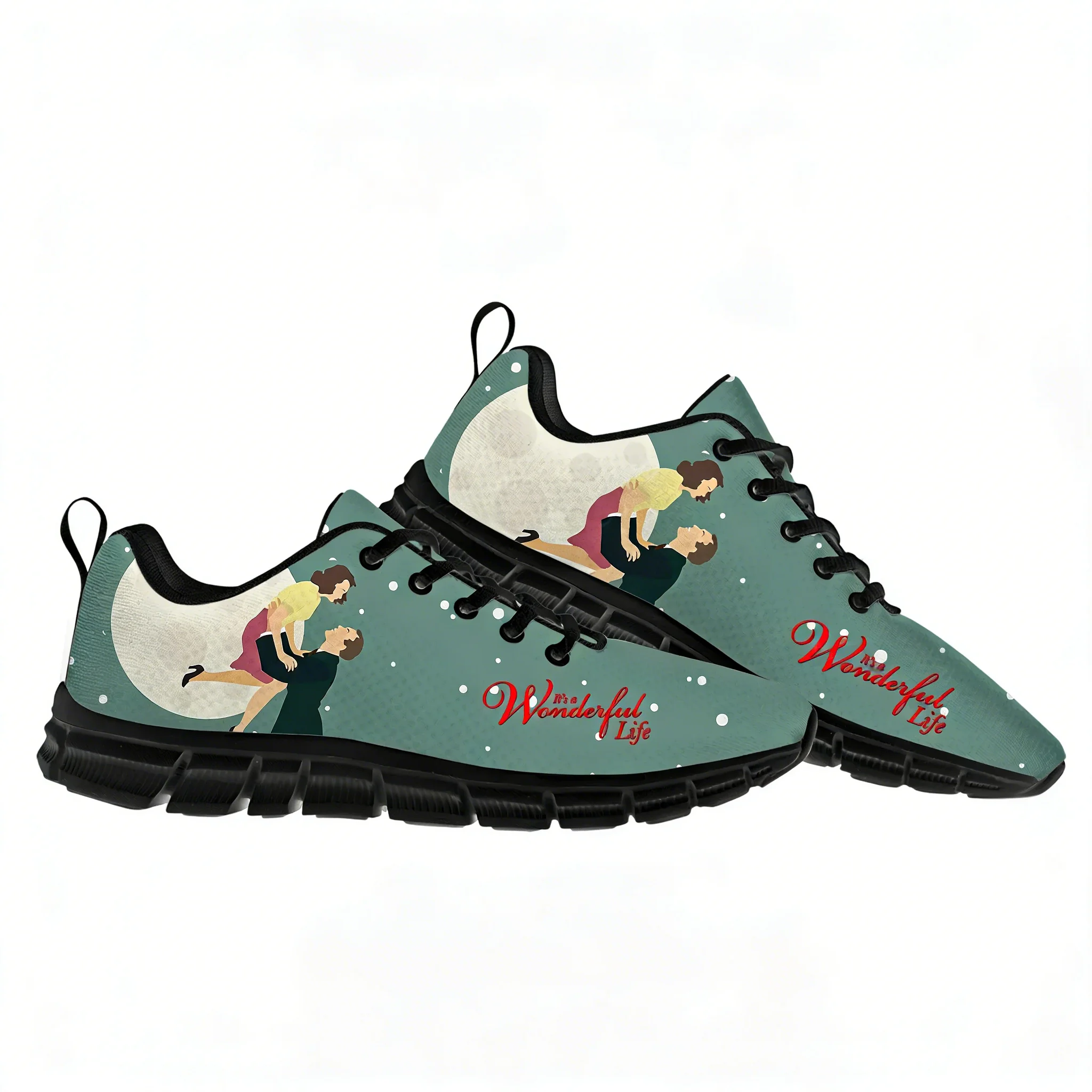 

Кроссовки It's a Wonderful Life для мужчин, женщин и подростков, дышащие, индивидуальные спортивные туфли, высококачественная модная повседневная обувь на заказ