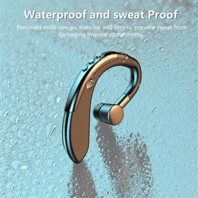 Подвесные беспроводные наушники с одним ухом 5,0, Bluetooth, 1200 мАч, наушники для вождения с длительным режимом ожидания Y10, бизнес-наушники для смартфона