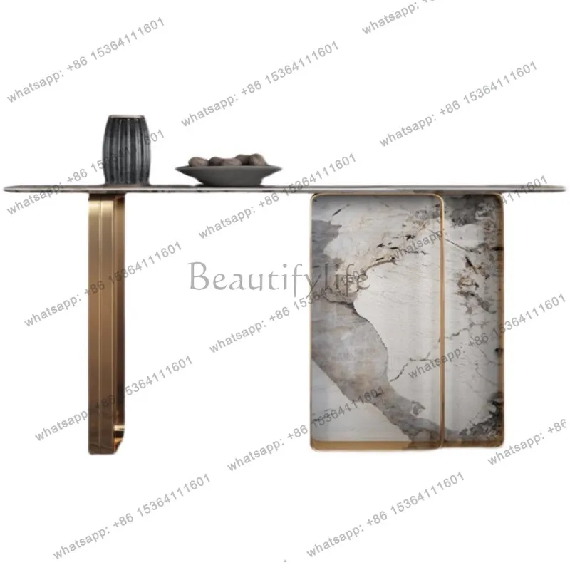 XX.Classic Versatile Entryways Table Exquisite Glamour Luxury European Console Table Premium Beauty Scrivania Living Room Furnit