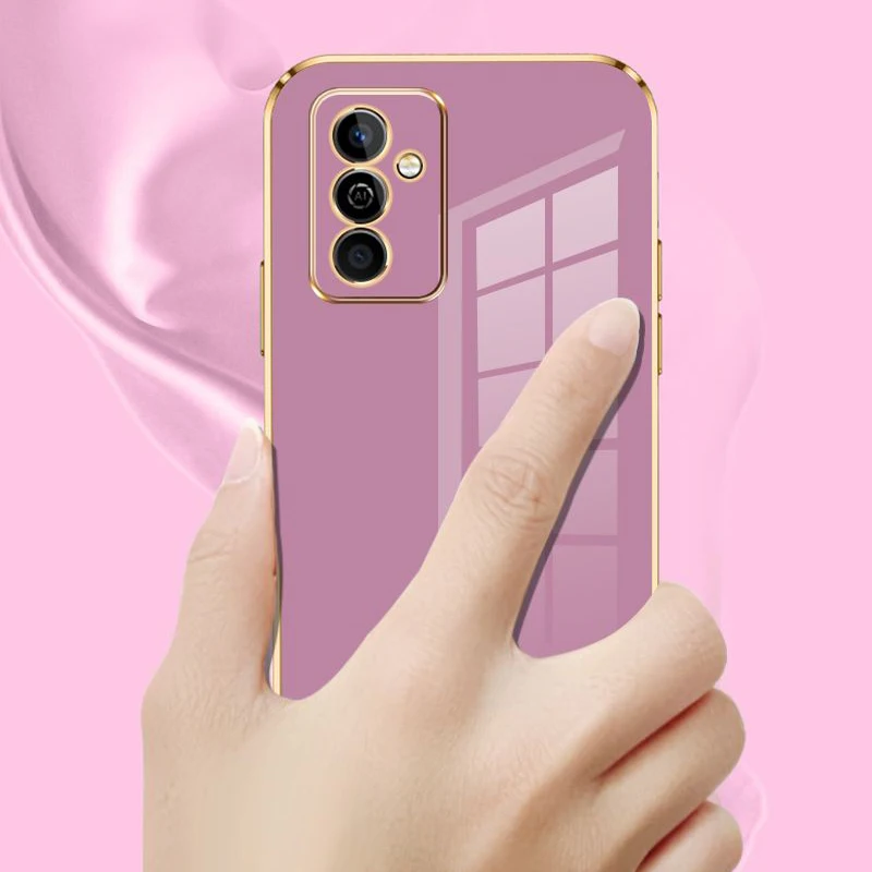 For Samsung A13 5G Case Galaxy M23 F23 M13 A04S A14 M14 A03S A13 A14 5G phone Cover Luxury Square Plating Soft Back Cover Fundas