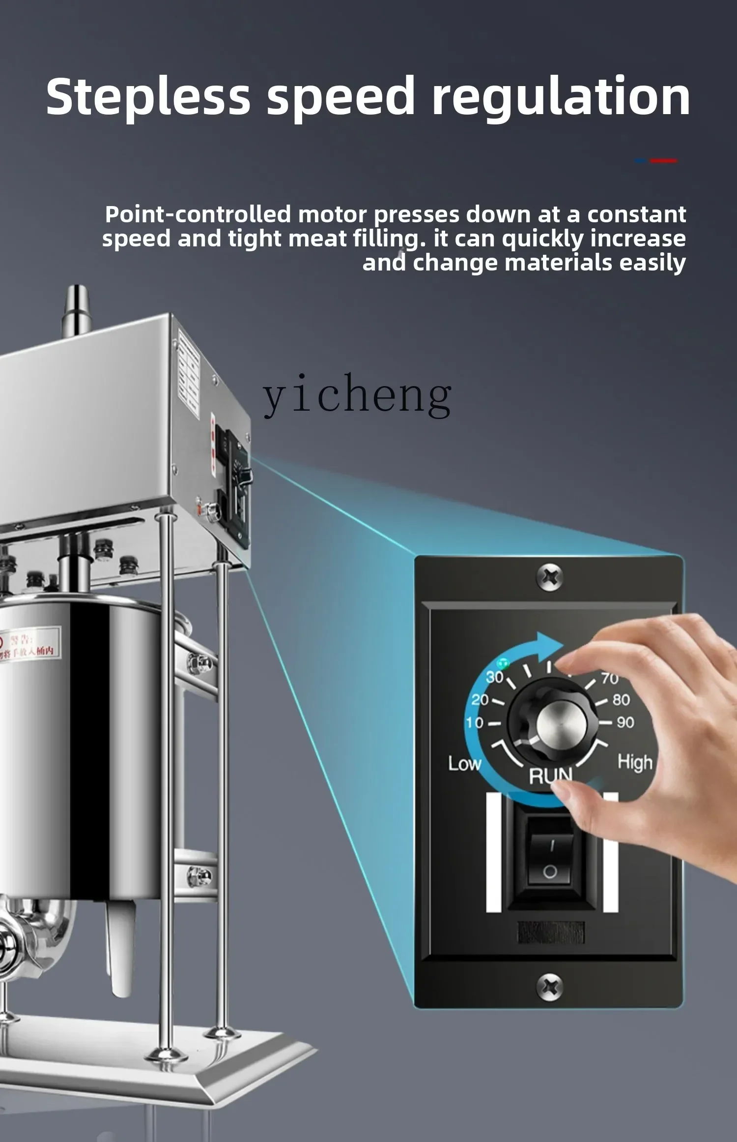 b11-6.10 sausage sausage enema machine commercial casings automatic sausage electric manual hand crank stainless steel