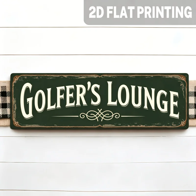 2D 평면 디자인, 1개, 빈티지 스타일의 골프 테마 - Home Bar Lounge 리뷰 및 가격