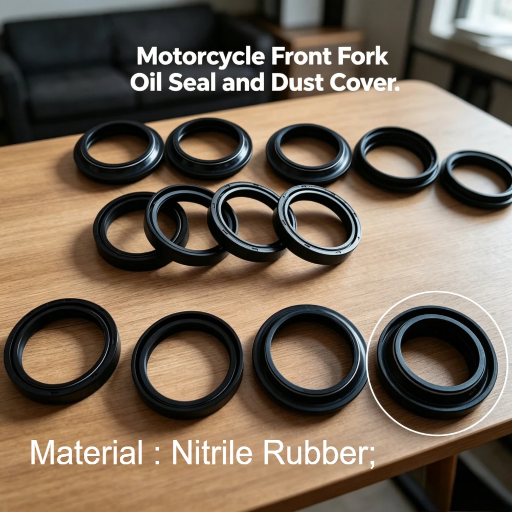 

For SUZUKI DL650A XA(UE) DL V-STROM 650 ALL EDITIONS 2005-2019 18 DL650 43x54 Front Shock Fork Damper Shaft Oil Seal Dust Cover