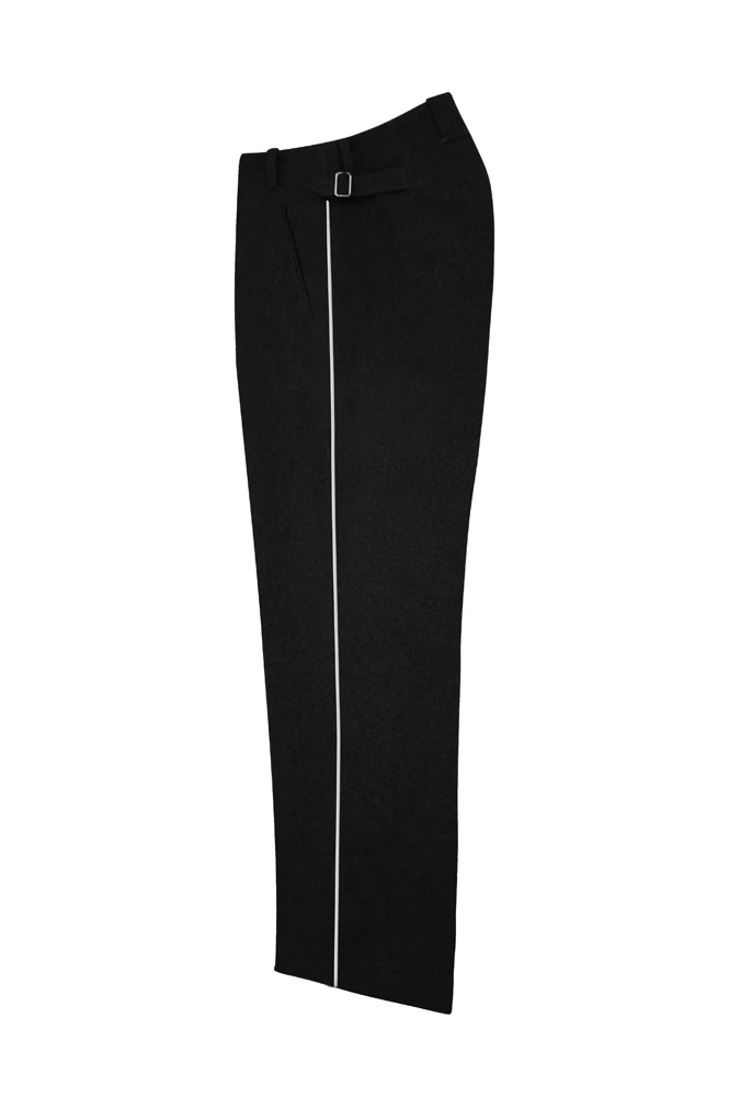 

GUWN-021 WWII German M32 Elite Black Wool Straight Trousers With Pipe