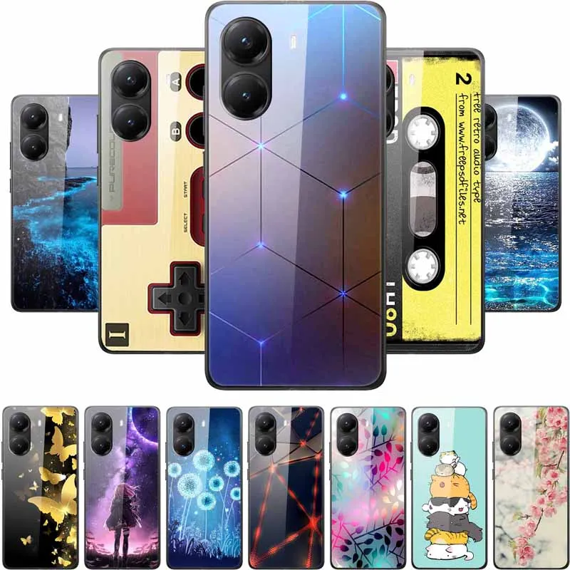 

Glass Case For Poco X7 Pro Case X 7 Pro Coque Soft Bumper Tempered Glass Hard Back Cover For Xiaomi Poco X7 Pro Phone Case X7Pro