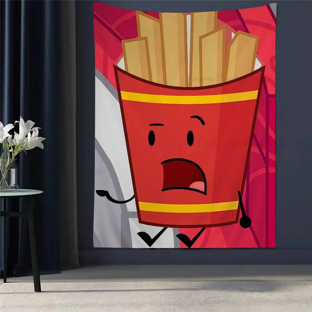 

1PC Hot Cartoon BFDI Battle For D-Dream Island Hanging Bohemian Tapestry Bohemian Wall Tapestries Mandala Hippie Wall Hanging