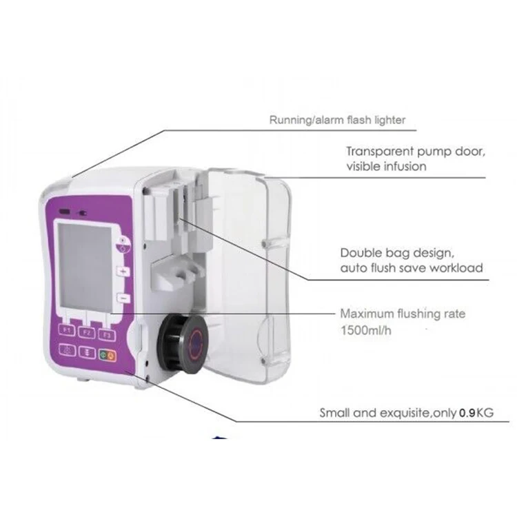 Anti-free-flow Design Medical Utrition Delivering Enteral Feeding Pump System Set