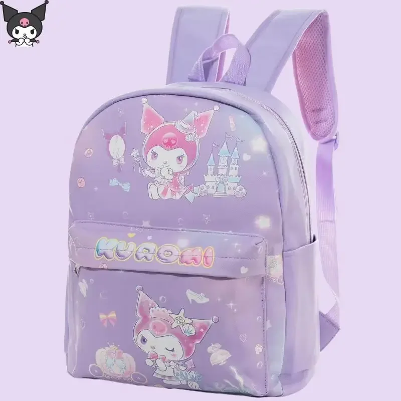 クロミメロディアニメ学生バックパックサンリオハローキティかわいい漫画ファッション救済通学 Pu 防水軽量快適