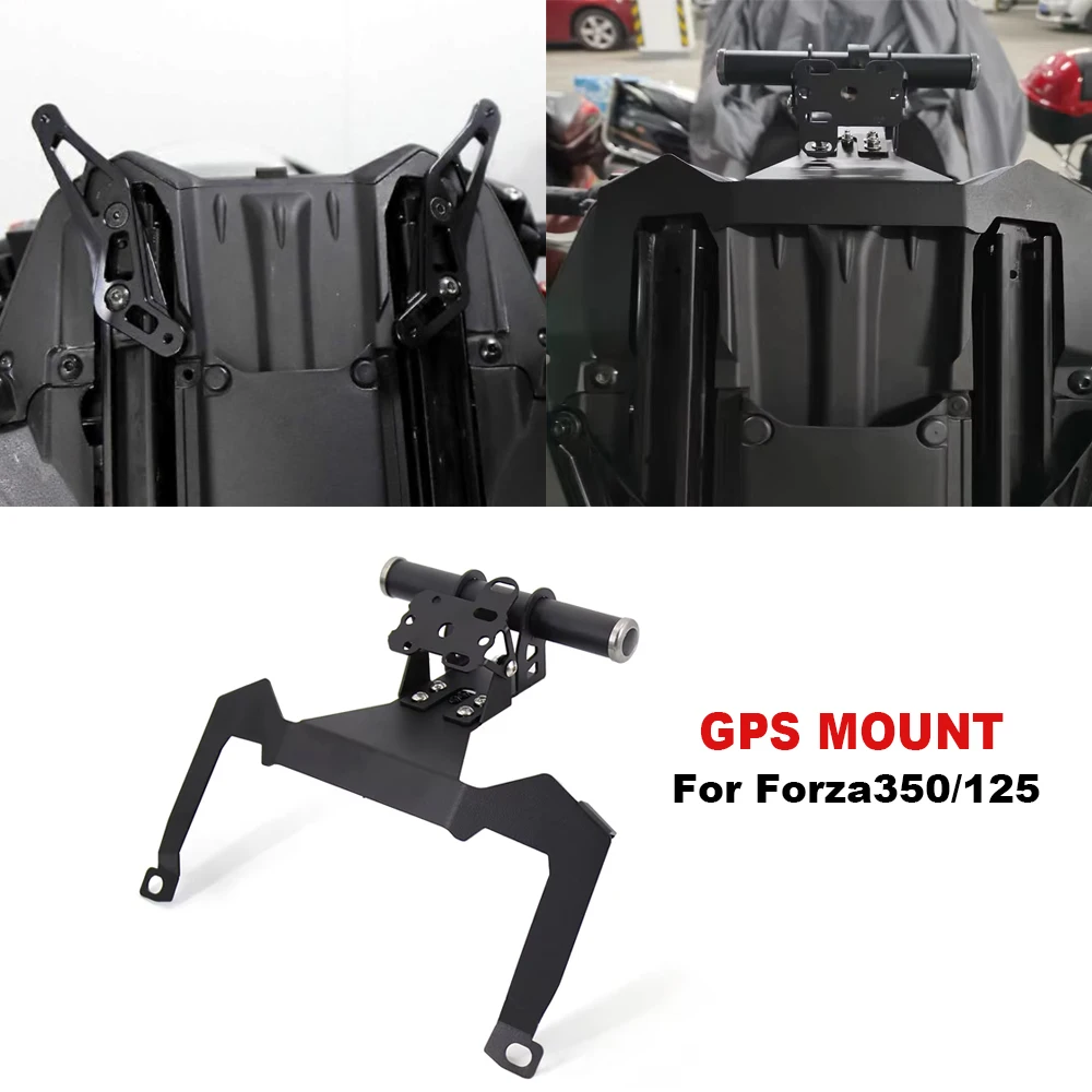 

For Honda FOR Forza-350 FORZA 125 FOR Forza350 Motorcycle 2020 2021 2022 Front Phone Stand Holder GPS Navigaton Plate Bracket