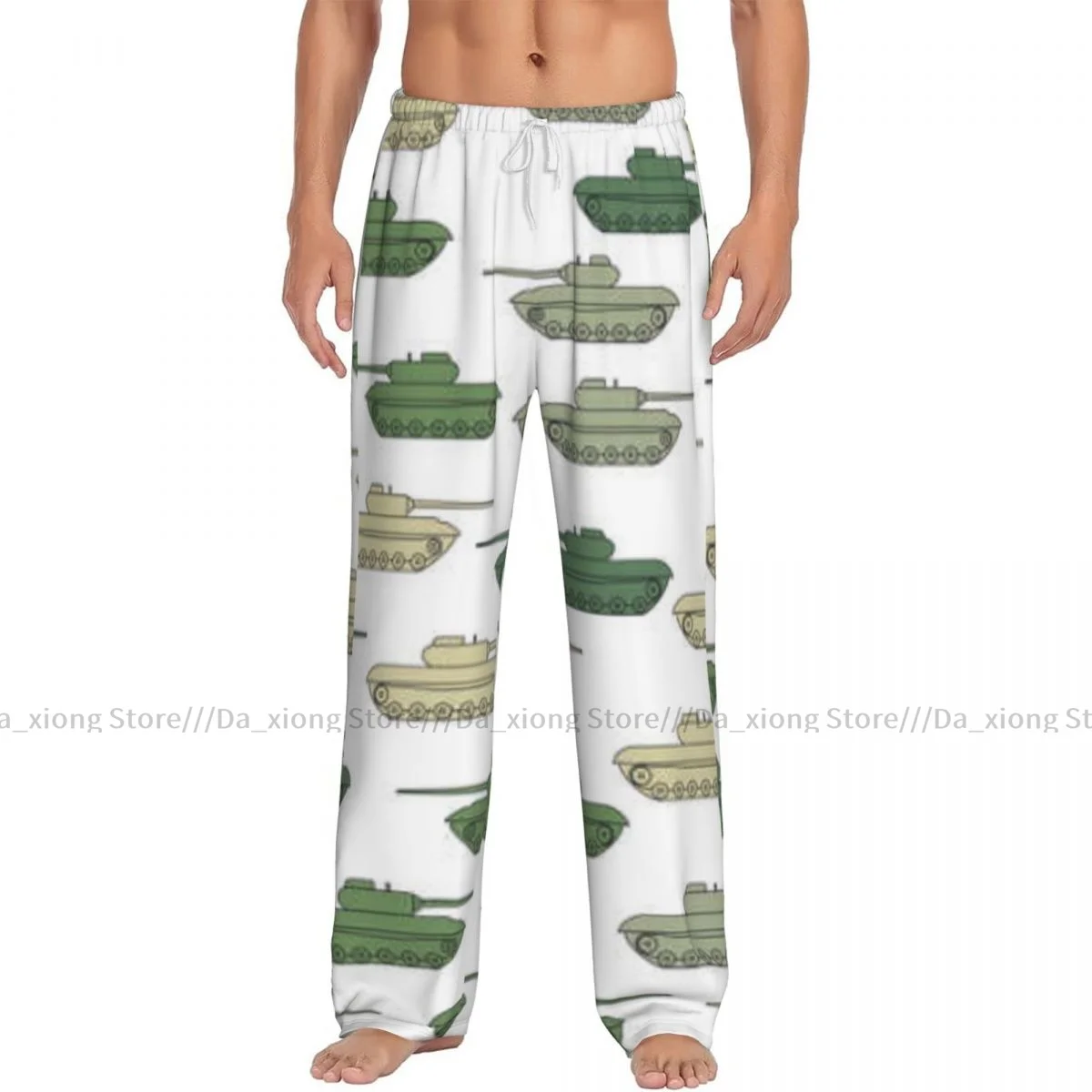 Männer Schlaf hosen männliche Lounge-Hosen Herren Tank Militär muster Pyjama-Hosen