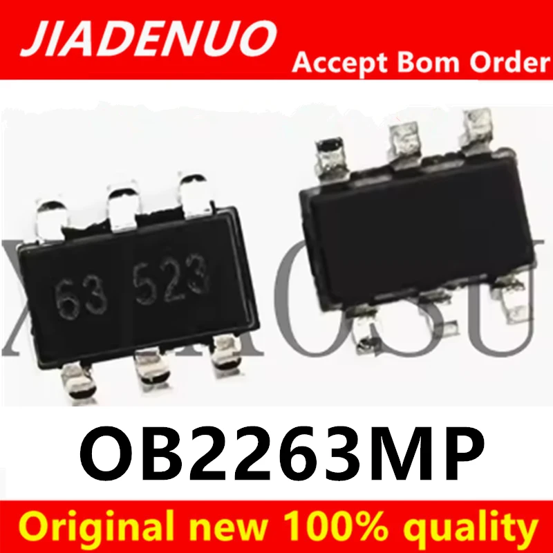 (10 Stuks) 100% Originele Nieuwe Ob2263mp Ob2263 2263 63... SOT23-6 Chipset