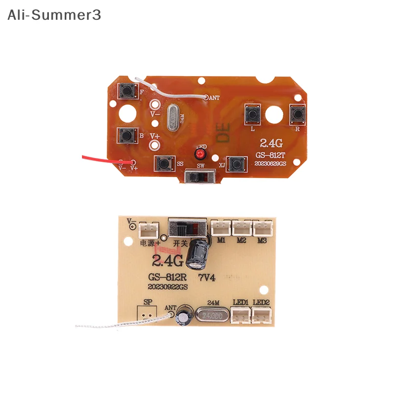 1 مجموعة ل RC سيارة التحكم عن بعد اللعب أجزاء 6CH 2.4 جرام التحكم عن بعد جودة عالية 27 ميجا هرتز الدائرة PCB جهاز ريسيفر استقبال وإرسال المجلس #5