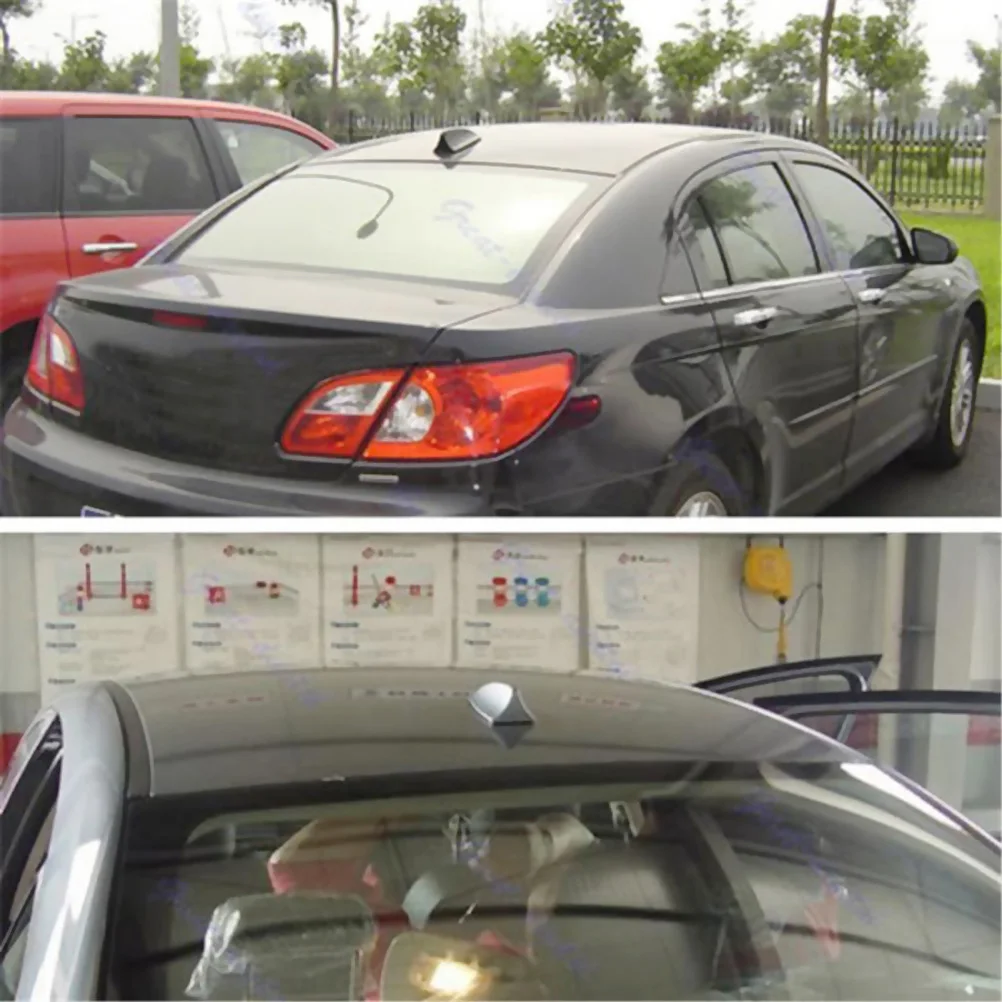 

Shark Fin Antenna Aerial for All Car Types Durable Stylish Design Double Adhesive Tape Easy Install No Drill Required Vehicle