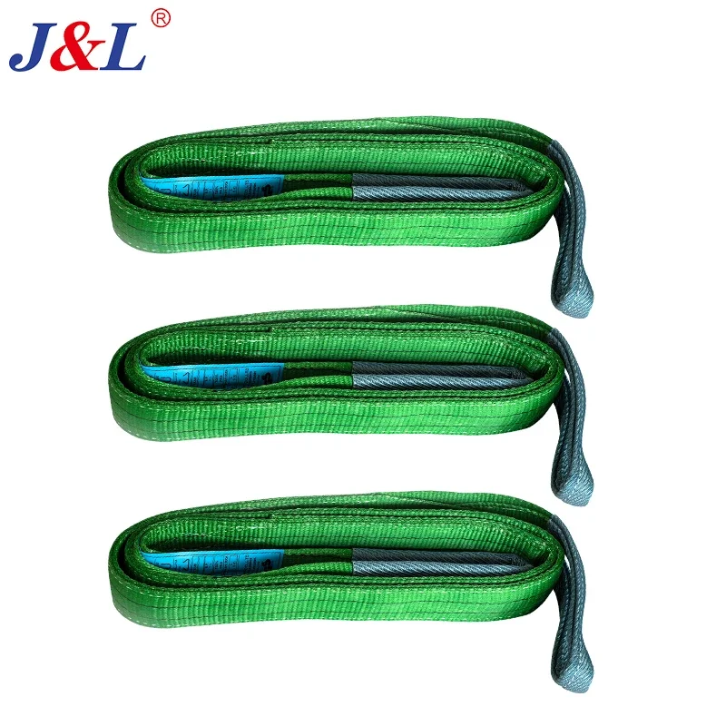 1T Webbing Sling Polyester/polypropylene 6:1 7:1 EN Standard Customized OEM ODM Polyester Sling