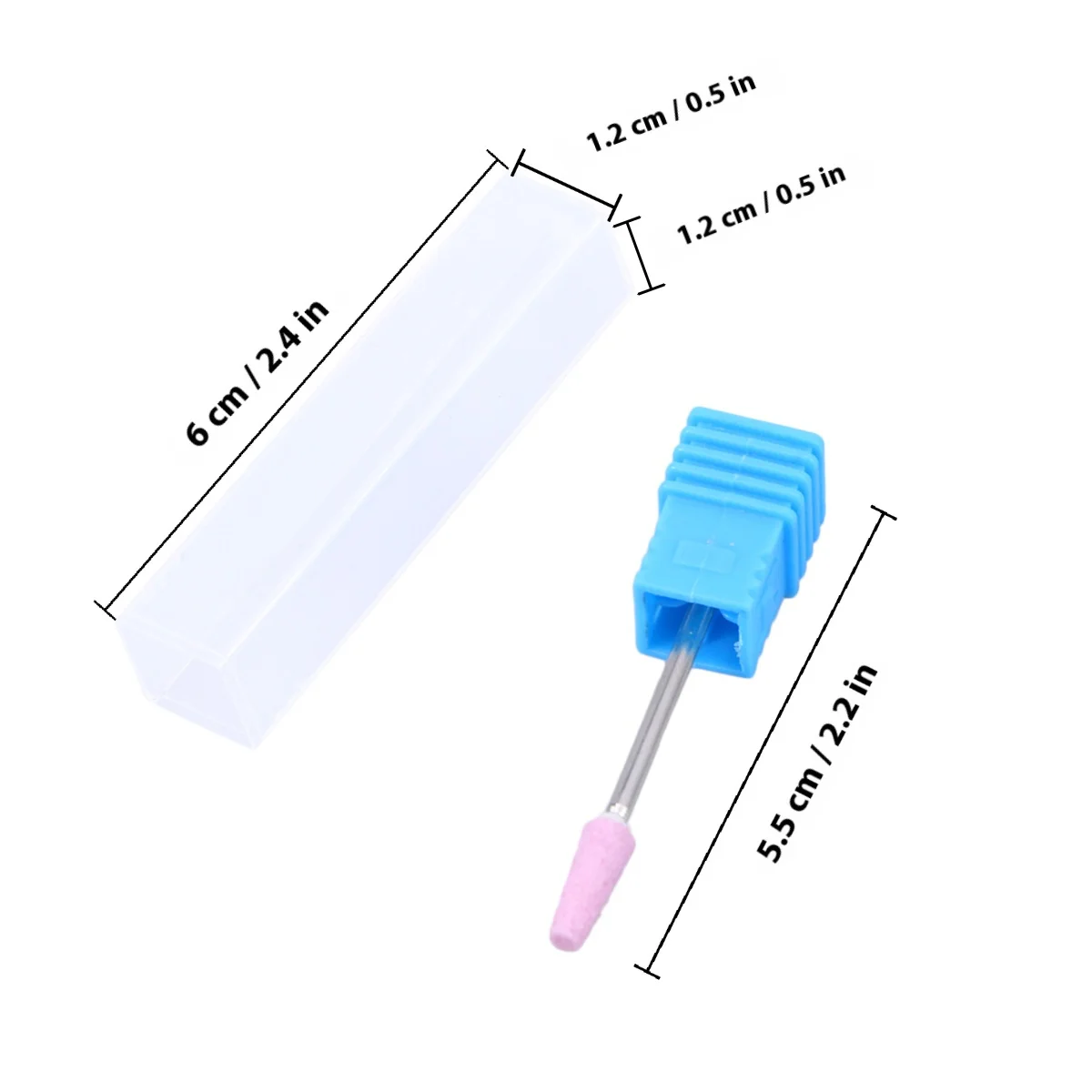 ネイル研削ヘッドクォーツドリルビットマニキュアマシン用ポータブルマニキュアツール角質リムーバー