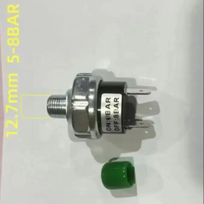 

Air Pressure Switch G1/4 G1/8 Threaded Air Compressor Pressure Control Switch For 12-24v For Air Horns, Train Horns