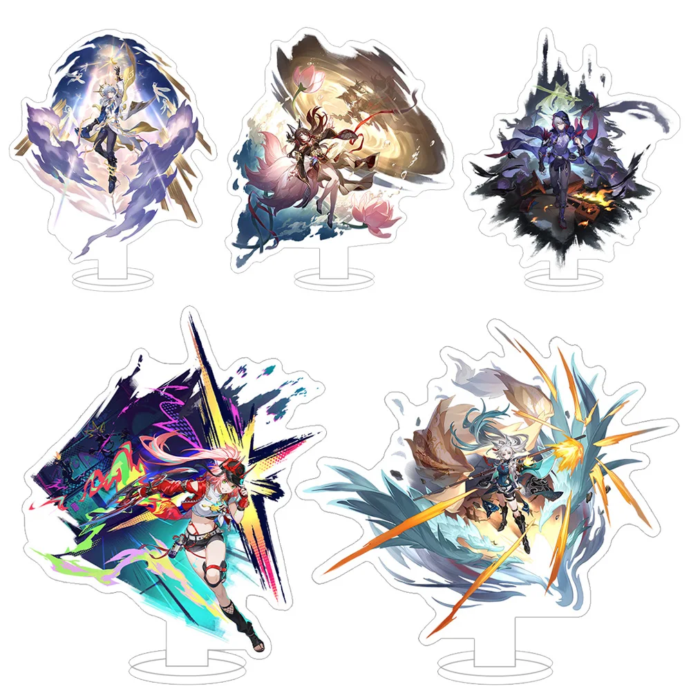 

Honkai Star Rail Official new Skins Sunday Rappa Lingsha Feixiao Moze Jiaoqiu Yunli March 7th Jade Acrylic stand desk ornament