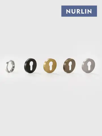Nurlin 황동 실린더 에스커션 로즈 커버 미국 크기 65mm
