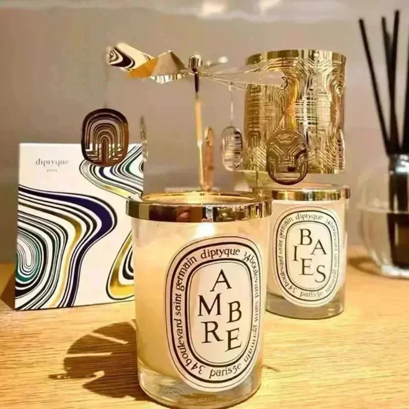 Velas Diptyques, vela aromática transparente romántica, regalo ligero, Perfume de aromaterapia de alta calidad, Aroma, decoración del hogar ﻿