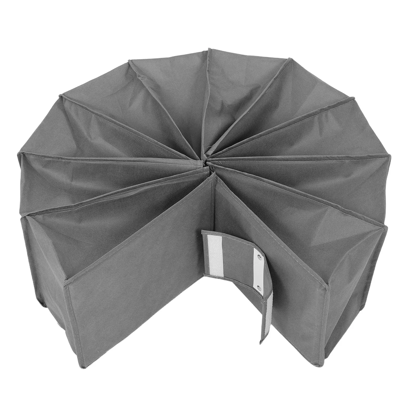 1pc Non-woven Fabric Foldable Hanging Bag 10 Tier Sneaker Shoes Hanging Shelf Door Hanging Closet Organizer Shoes Storage Shelf view 5