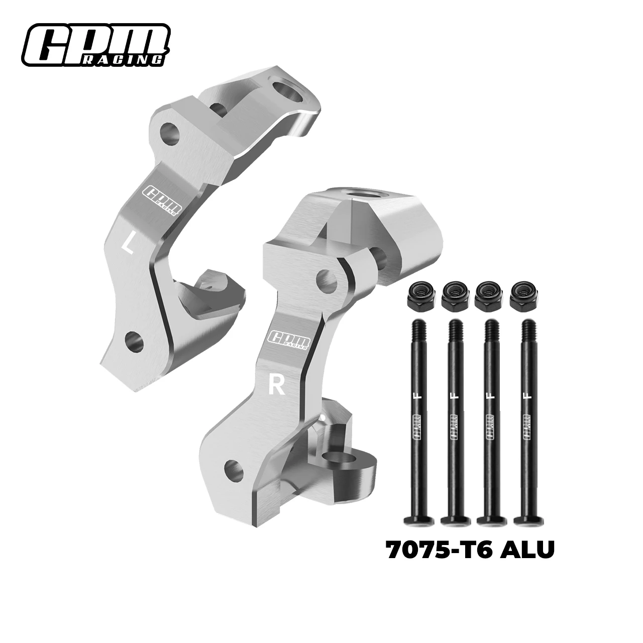 GPM 7075 كتل العجلات الأمامية المصنوعة من خليط معدني (محاور C) TRAXXAS Mini Maxx/Mini XRT/Mini Slash/Mini Rally 10732