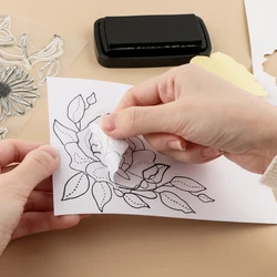 50Sheets/pcs Masking Paper Sheet Stamp and Die Paper Masks For DIY Card Making Repositionable Low-Tack Adhesive Sheets 14.8x21cm