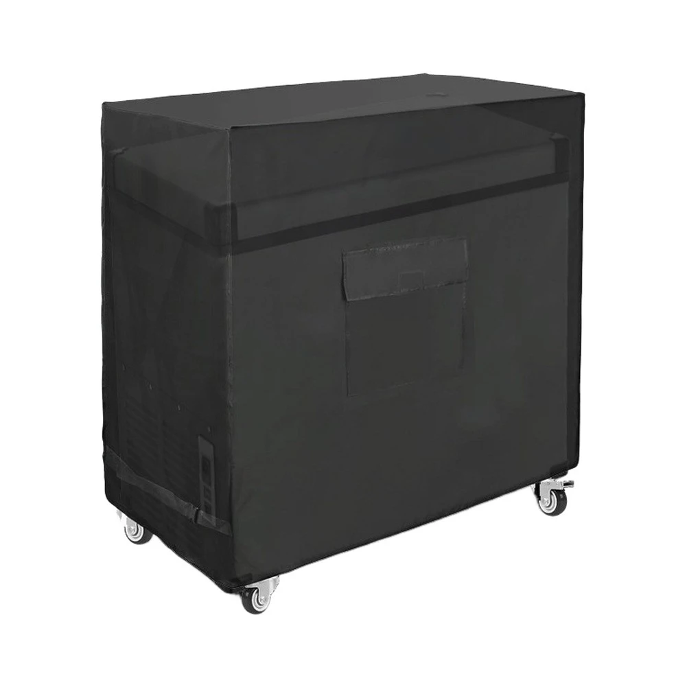 Black Oxford Cloth Refrigerated Truck Dust Cover 95x50x92cm For Outdoor Garden Ice Cream Machine Cold Drink Cart Protection