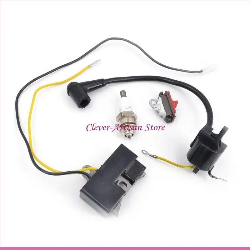 

E06B for Spark Plug Harness Ignition Coil Set for 61 162 266 630 670