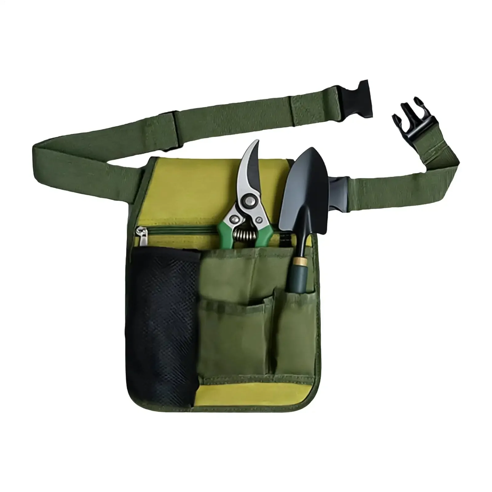 Adjustable Multi-Pocket Gardening Tool Belt Multifunctional Storage Waist Bag For Pruning Planting Floral Work