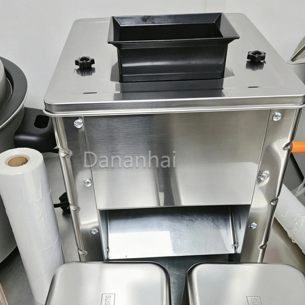 Small Portable Meat Shredding Slicer Machine Electric Food Cutter for Catering Shop Beef Pork Prep Work