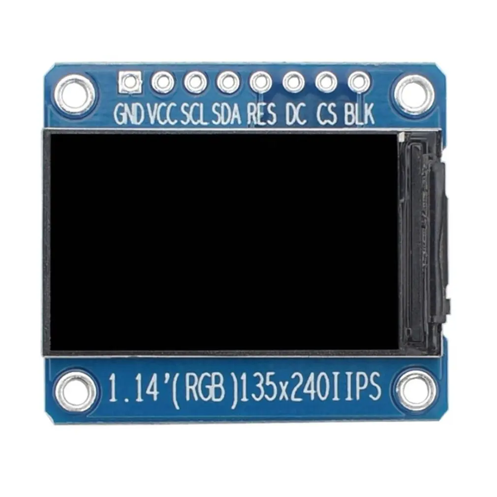 1.14 Inch TFT Display IPS LCD Display Module ST7789 135X240 SPI Full Color 8Pin High Definition Screen,PCB