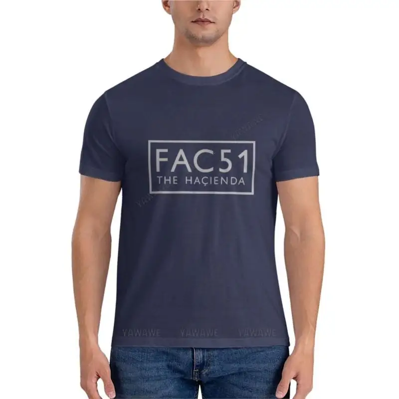 เสื้อยืดสีดำผู้ชาย, เสื้อยืด FAC51 Essential ของ hacienda เสื้อเชิ๊ตผู้ชายแห้งเร็วเสื้อยืดสำหรับผู้ชาย