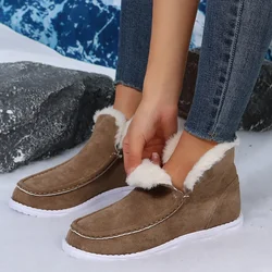 Stivali da donna invernali stivaletti impermeabili scarpe da donna in cotone tenere al caldo stivaletti da neve in peluche Botas Mujer taglia 43