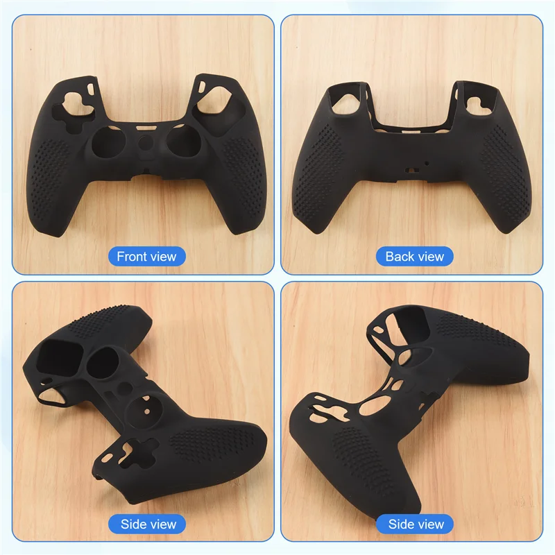 Силиконовый защитный чехол для игрового контроллера PS5 для PS5, нескользящий чехол для ручки-TCES