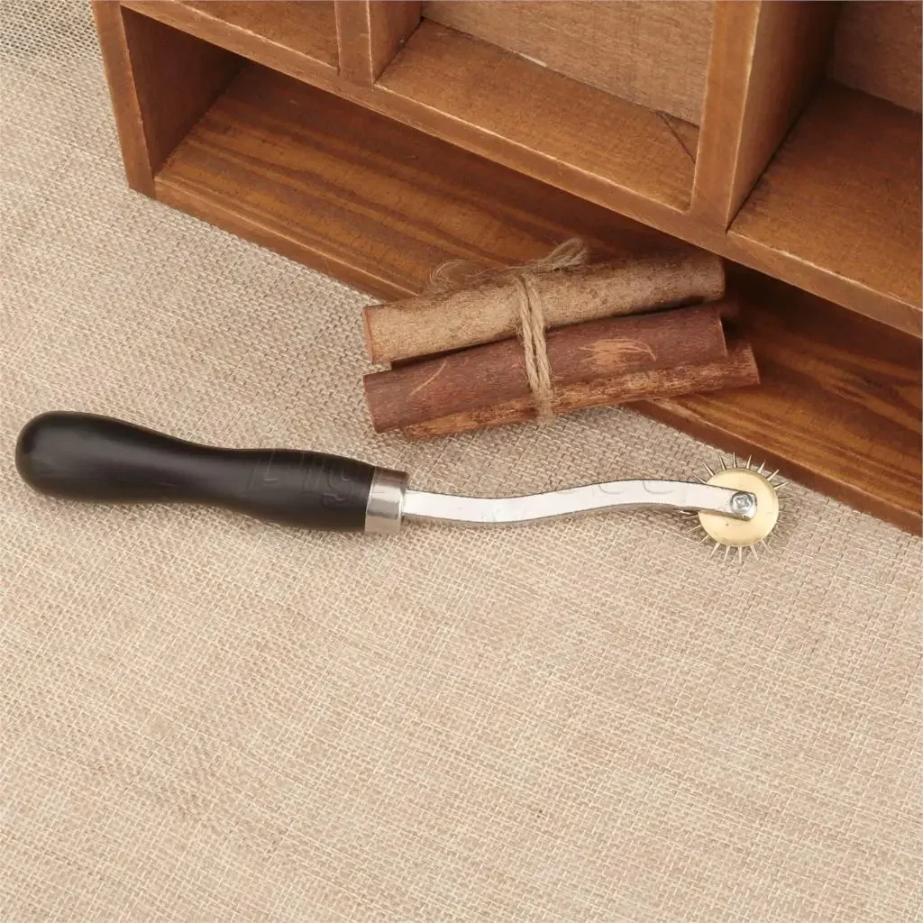 Wheel Leather Sewing Stitch Spacing Paper Craft Tool Roulette 4mm