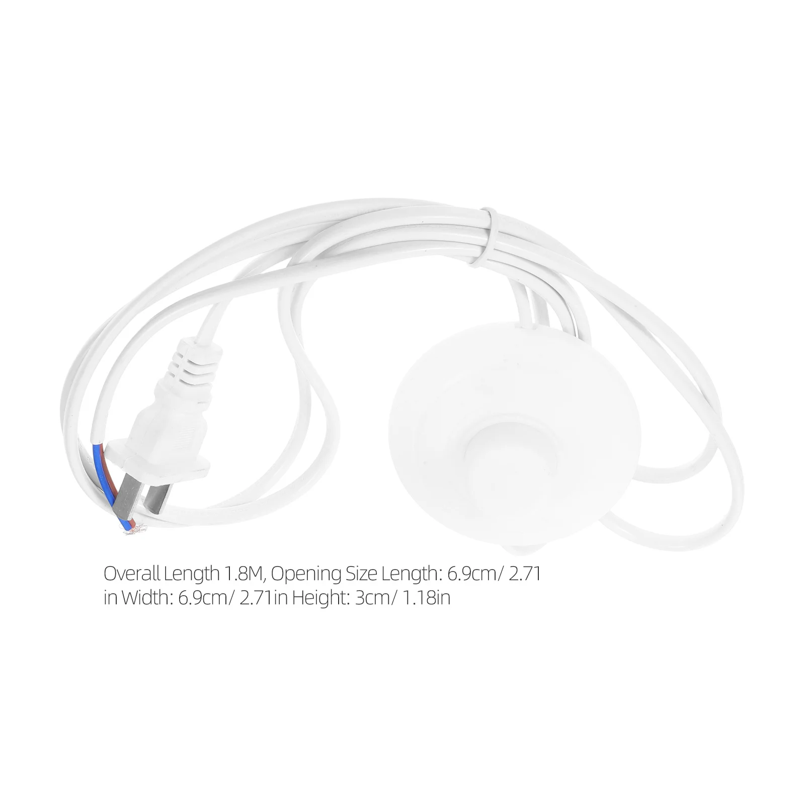 1.8 متر تمديد الحبل مفتاح سفلي السلطة على لأجهزة 50 واط مصباح أرضي شجرة عيد الميلاد ضوء استبدال كابل المخرج #3