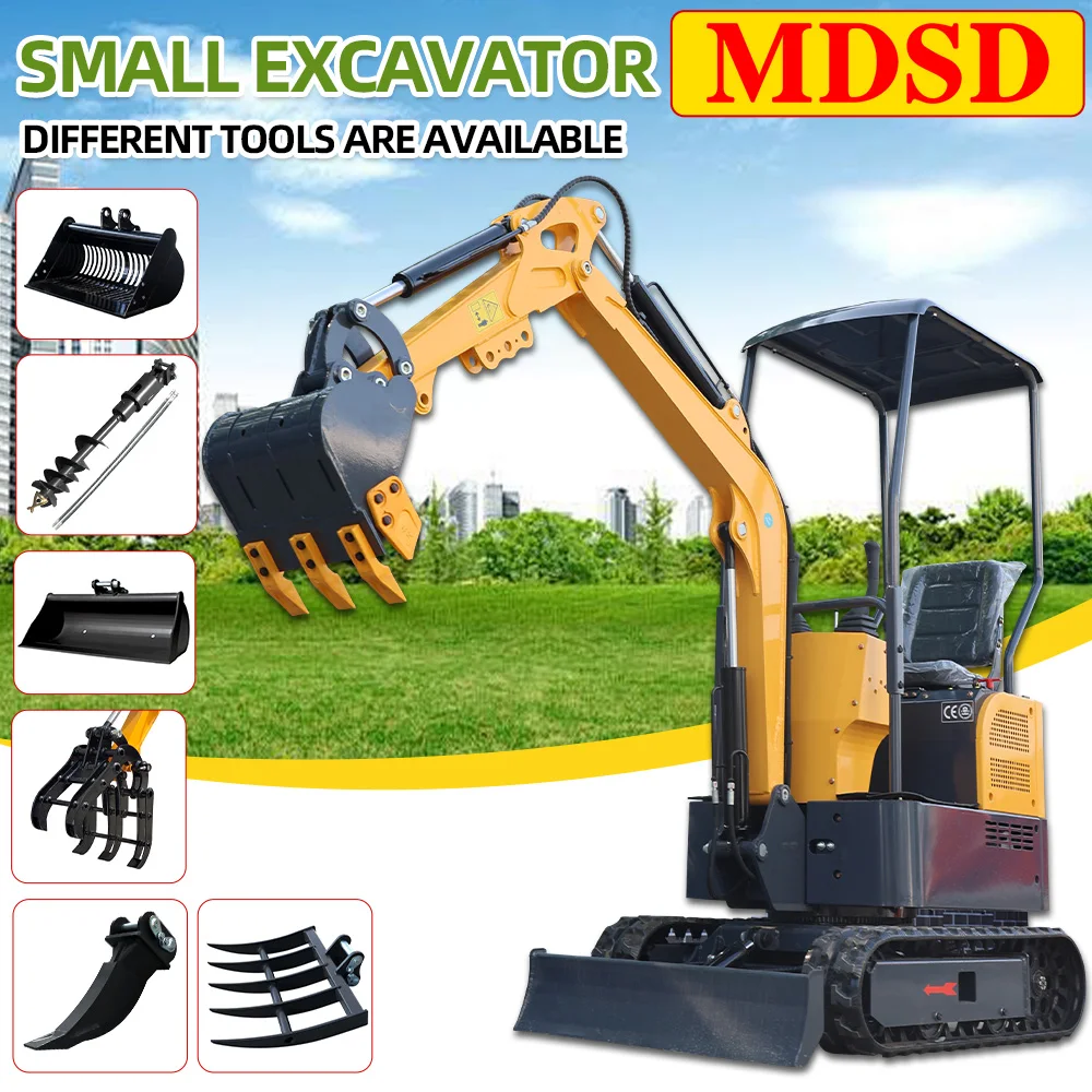 عرض خاص حفارة صغيرة مع كابينة ديزل حفارة صغيرة أوروبا مخصصة محرك كوبوتا Ce Epa Euro5 حفار صغير لـ Sa