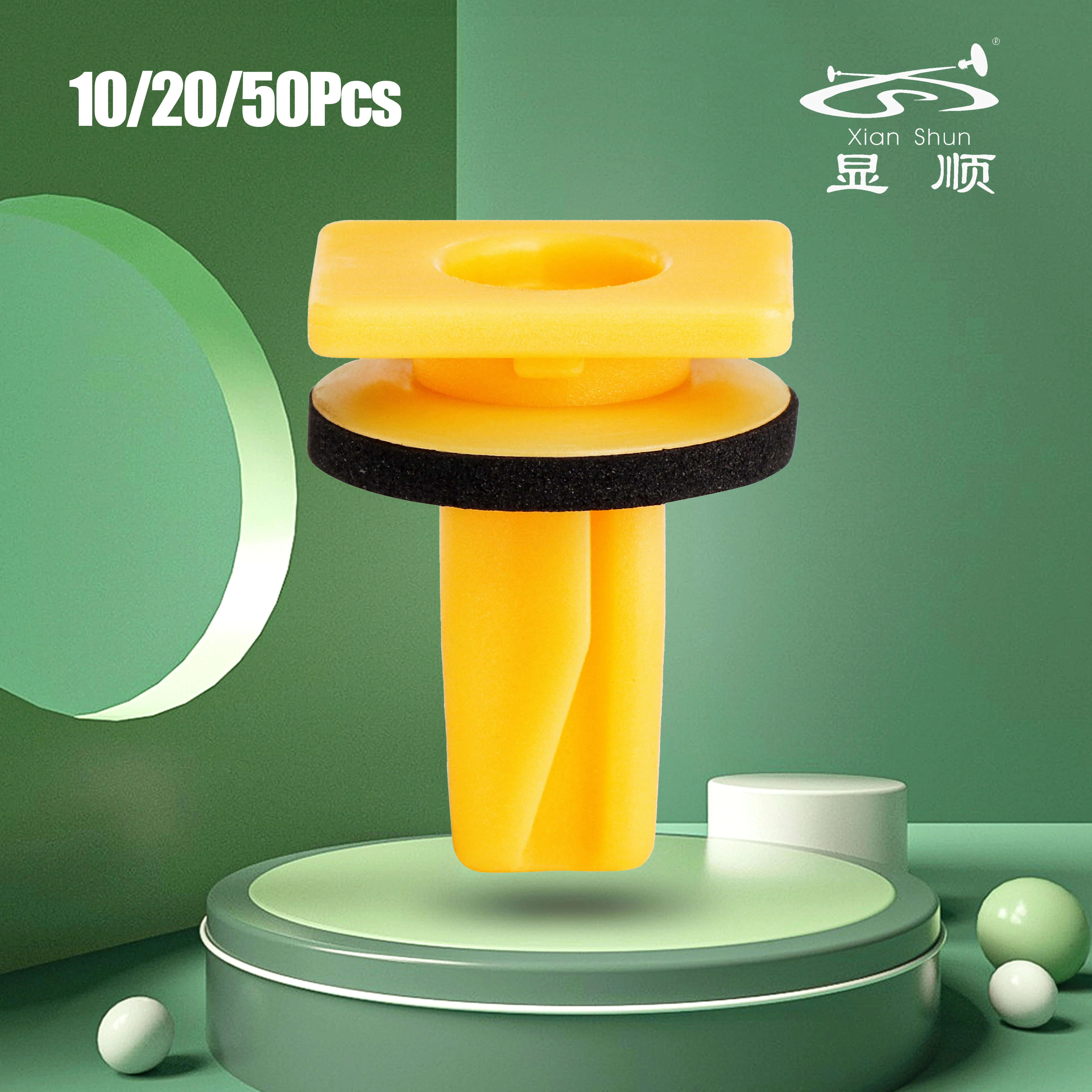 

10/20/50Pcs Yellow PA Rear Bumper Interior Replacement Parts Car Fastening Clips Car Accessories For Hyundai 866253S000