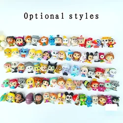 Disney Doorables Mickey Minnie Stitch Snow White Mermaid Action Figure Can Choose Big Eyes Dolls Collection Model Toys Kids Gift