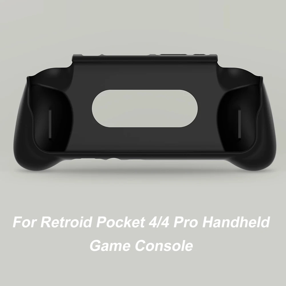 TPU Protective Cover for Retroid Pocket 4 Pro Grip Stand Holder Shockproof Shell Case RP4 Handheld Game Console Game Accessories