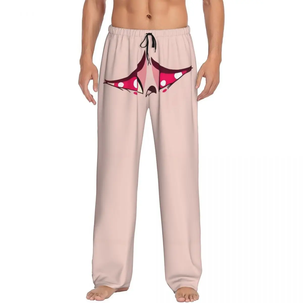 Custom Hazbins Anime Hotels Pajama Pants Sleepwear Men Elastic Waistband Sleep Lounge Bottoms with Pockets
