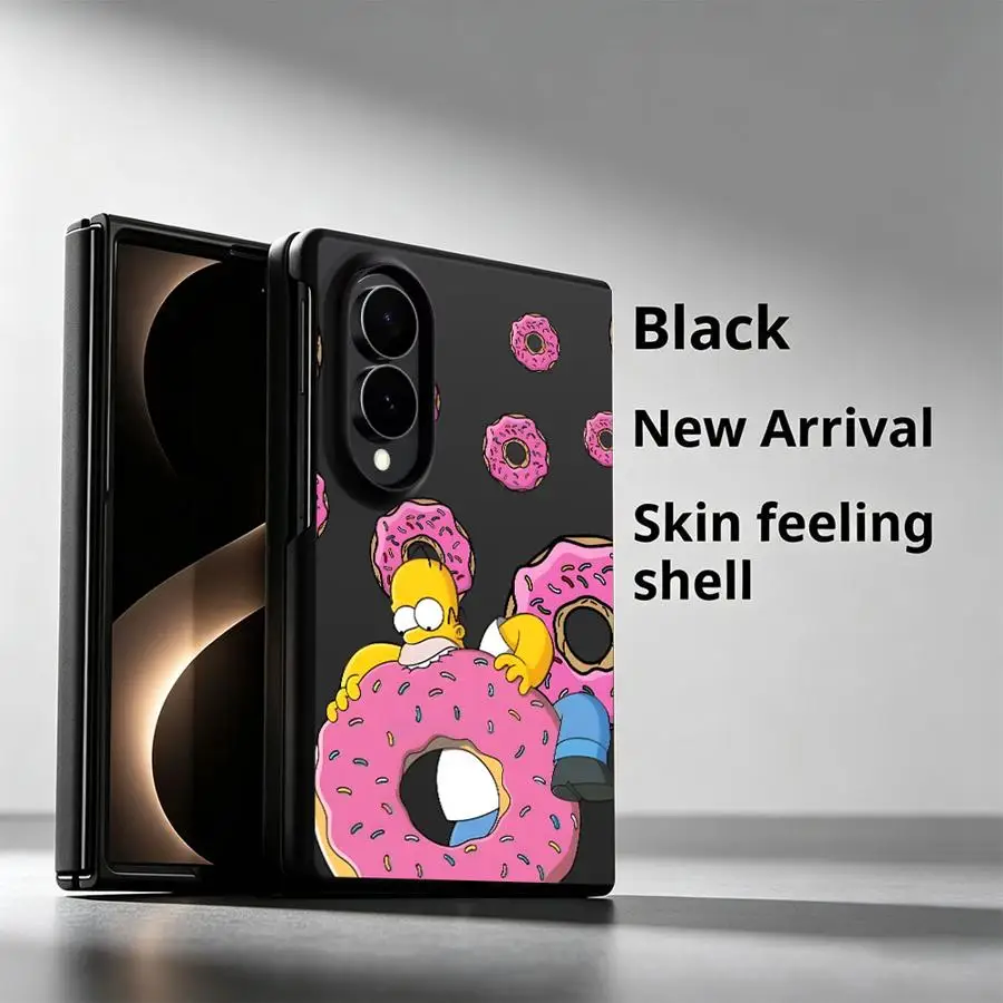 Case for Samsung Galaxy Z Fold8 Wide ZFold Wide ZFold8 Z Fold 8 Luxury Phone Cover Cartoon Cute Simpson